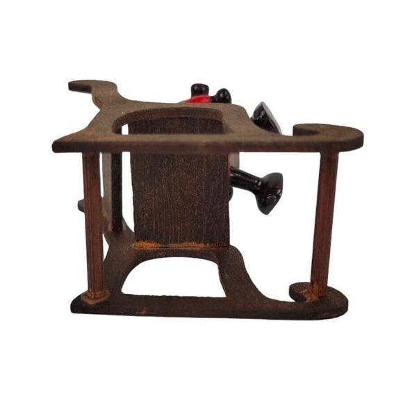 Vintage Country Bear In A Big Chair Christmas Tree Ornament - Picture 6 of 7